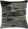 Bless Multicolor Nº46 The Kaleidescope Rooftop Blanket Slit Cushion In Gray