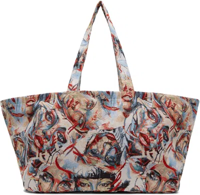 Bless Multicolor Nº74 Gobelin Tote In Them