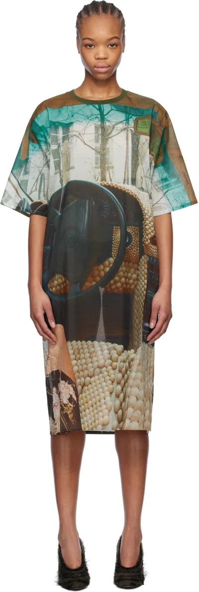 Bless Multicolor Nº77 Holidaydress Saunarider Minidress In Print