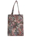 Bless Pattern-jacquard Tote Bag In Grey