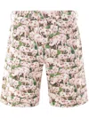 Bless Printed Shorts In Green