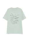 Bless Printed T-shirt In Green
