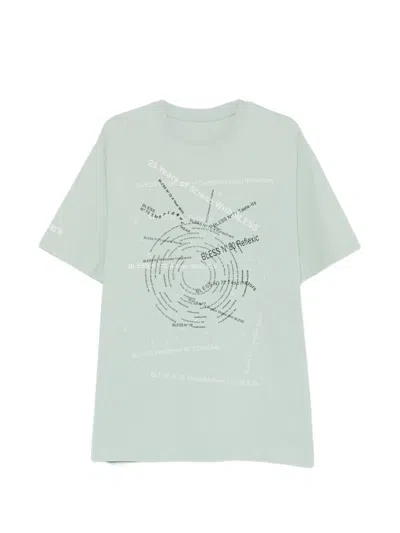 Bless Printed T-shirt In Green