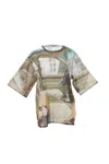 Bless Man Multicolor T-shirts & Tank Tops In Print
