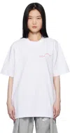Bless White Multicollection V T-shirt In White / Red