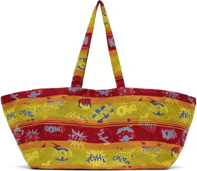 Bless Yellow & Red Pop Art Tote
