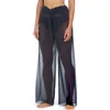 Bleu Rod Beattie Bleu By Rod Beattie Be Transparent Tie Front Cover-up Pants