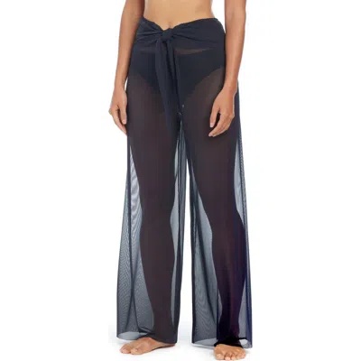 Bleu By Rod Beattie Be Transparent Tie Front Cover-up Pants