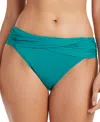 Bleu By Rod Beattie Bleu Rod Beattie Sarong Hipster Bikini Bottoms In Agave