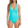 Bleu Rod Beattie Bleu By Rod Beattie Ring Me Up Halter One-piece Swimsuit