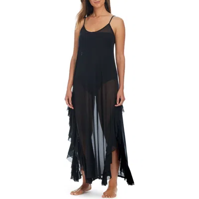 Bleu By Rod Beattie Ruffle Cover-up Dress
