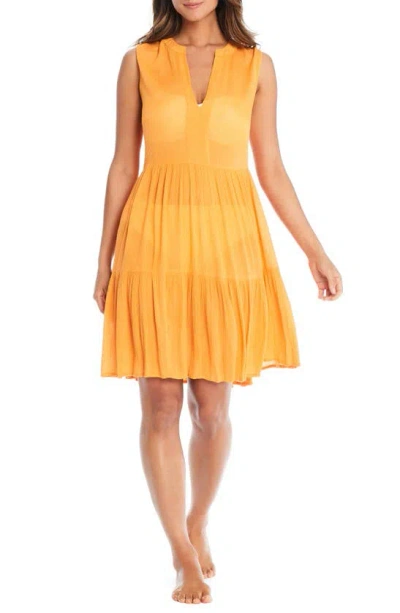 Bleu By Rod Beattie Sleeveless Cover-up A-line Dress In Sunset Blvd