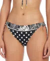 Bleu Rod Beattie Women's Doube Trouble Tie-side Hipster Bikini Bottoms In Black