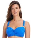 Bleu By Rod Beattie Women's Key Item Shirred Bikini Top