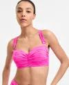 Bleu By Rod Beattie Women's Key Item Shirred Bikini Top