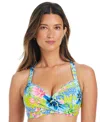 Bleu By Rod Beattie Women's Let's Get Away Printed Underwire Bikini Top In Multi