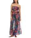Bleu By Rod Beattie Women's Printed Tiered Cover-up Jumpsuit In Multi
