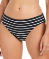 Bleu Rod Beattie Rod Beattie Pucker Up Seersucker Hipster Bikini Bottoms In Black