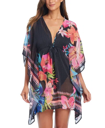 BLEU BY ROD BEATTIE WOMEN'S SHEER CAFTAN COVER-UP