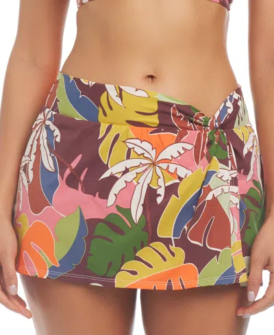 Bleu By Rod Beattie Women's Skirted Hipster Bikini Bottoms In Multi