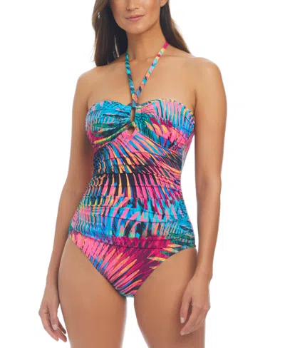 Bleu By Rod Beattie Women's Space-dyed One-piece Swimsuit In Multi