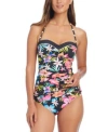 Bleu By Rod Beattie Womens Sweet Escape Bandini Top Sarong Hipster Bikini Bottoms In Multi
