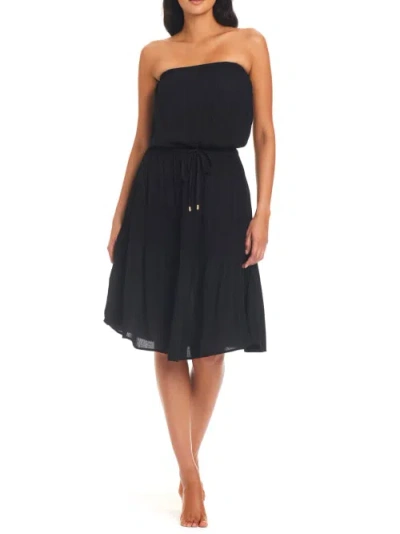 Bleu Rod Beattie India Bazaar Cover-up Dress In Black