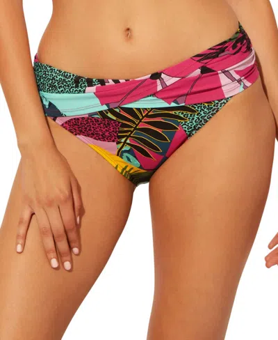 Bleu Rod Beattie Jungle Book Sarong Hipster Bikini Bottoms In Multicolor