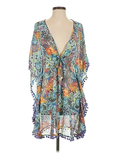 Pre-owned Bleu Rod Beattie Kimono In Blue