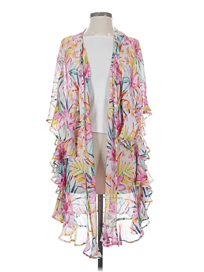 Pre-owned Bleu Rod Beattie Kimono In Pink