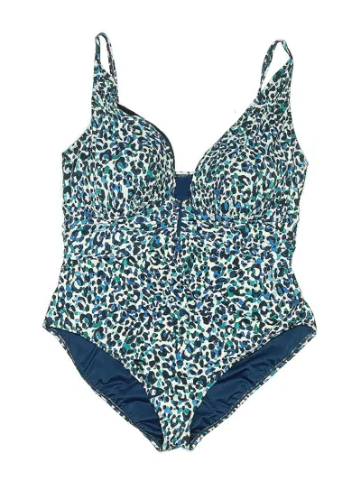 Pre-owned Bleu Rod Beattie One Piece Swimsuit In Blue