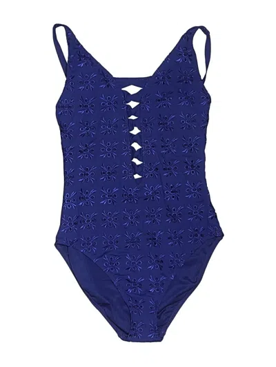 Pre-owned Bleu Rod Beattie One Piece Swimsuit In Blue