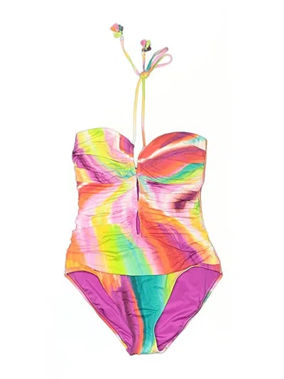 Pre-owned Bleu Rod Beattie One Piece Swimsuit In Pink