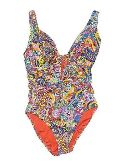 Pre-owned Bleu Rod Beattie One Piece Swimsuit In Red