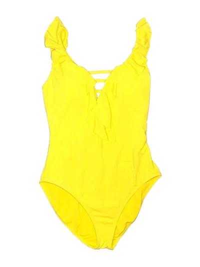 Pre-owned Bleu Rod Beattie One Piece Swimsuit In Yellow