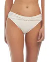 Bleu Rod Beattie Ring Master High Waisted Swim Bottom In White