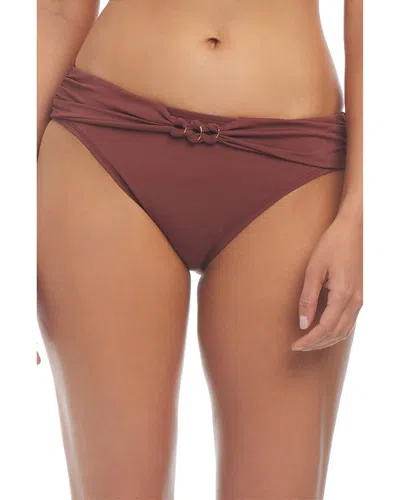 Bleu Rod Beattie Ring Master Hipster Swim Bottom In Burgundy
