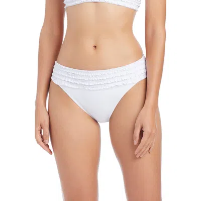 Bleu Rod Beattie Rod Beattie Banded Hipster Bikini Bottoms In White