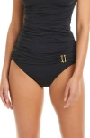 Bleu Rod Beattie Rod Beattie Draped Hipster Bikini Bottoms In Multi