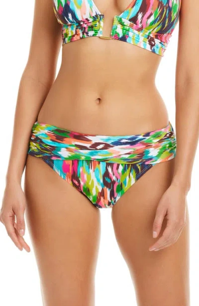 Bleu Rod Beattie Rod Beattie Foldover Hipster Bikini Bottoms In Multi