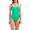 Bleu Rod Beattie Rod Beattie Kore One-piece Swimsuit In Green