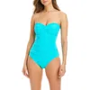 Bleu Rod Beattie Rod Beattie Kore Twist One-piece Swimsuit In Blue