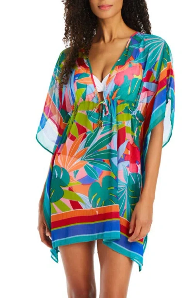 Bleu Rod Beattie Rod Beattie Life Of The Party Cover-up Tunic In Multi