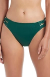 Bleu Rod Beattie Rod Beattie Macramé Bikini Bottoms In Green