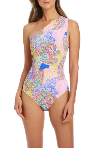 Bleu Rod Beattie Rod Beattie One-shoulder One-piece Swimsuit In Multi