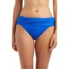 Bleu Rod Beattie Rod Beattie Sarong Hipster Bikini Bottoms In Blue
