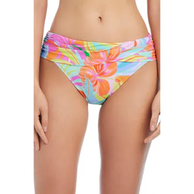 Bleu Rod Beattie Rod Beattie Sarong Hipster Bikini Bottoms In Multi