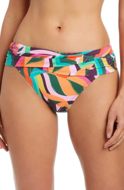 Bleu Rod Beattie Rod Beattie Sarong Hipster Bikini Bottoms In Multi