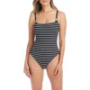 Bleu Rod Beattie Rod Beattie Scoop Neck Underwire One-piece Swimsuit In Black