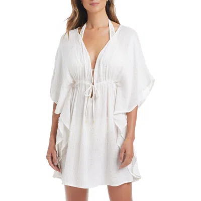 Bleu Rod Beattie Rod Beattie Sequin Embellished Cover-up In White